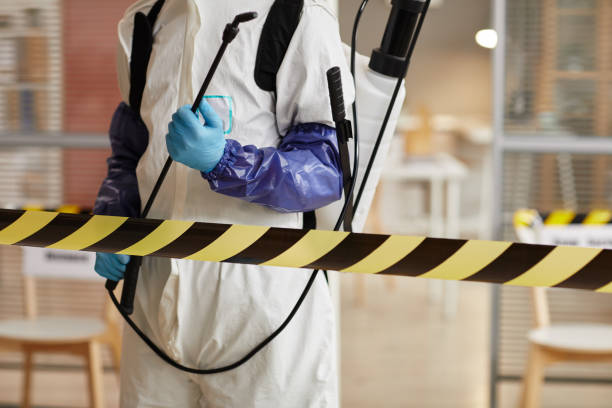 Professional Blood Cleanup technician working in Lyons, NJ